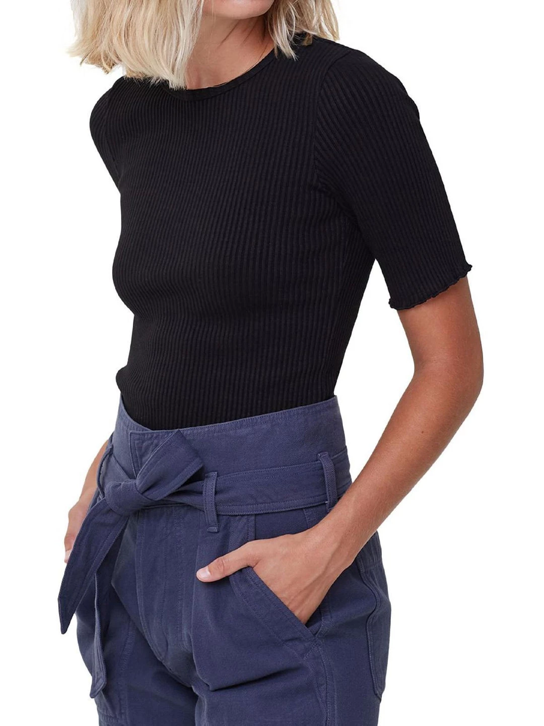 Best Sale โญ Citizens of Humanity ๐ฉ Womens Ribbed Solid Blouse ๐งจ 3 Best Sale โญ Citizens of Humanity ๐ฉ Womens Ribbed Solid Blouse ๐งจ