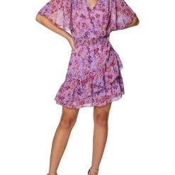 Flash Sale 🤩 Laundry by Shelli Segal 👩 Womens Smocked Mini Fit & Flare 👗 Dress 🌟