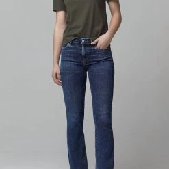 Coupon 🔔 Citizens Of Humanity 👩 women Emannuelle Slim Boot Cut Denim in Dark Vintage Indigo 🌟
