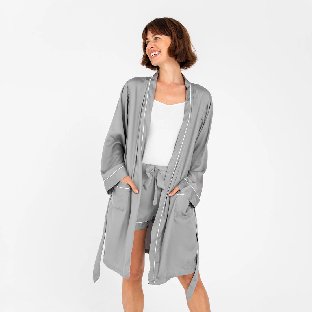Budget 💯 Ettitude 👩 women Sateen+ Robe ⭐ 4 Budget 💯 Ettitude 👩 women Sateen+ Robe ⭐ - Image 2