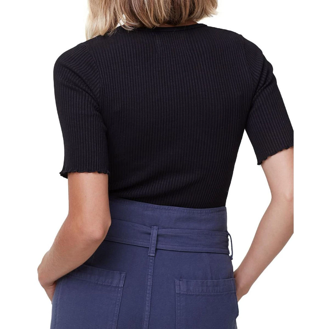 Best Sale โญ Citizens of Humanity ๐ฉ Womens Ribbed Solid Blouse ๐งจ 4 Best Sale โญ Citizens of Humanity ๐ฉ Womens Ribbed Solid Blouse ๐งจ - Image 2