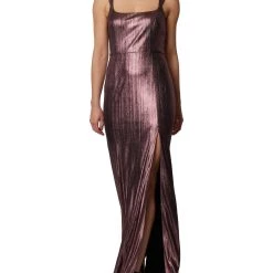 Deals ✔️ Laundry by Shelli Segal 👩 Womens Metallic Maxi Evening 👗 Dress 🎁