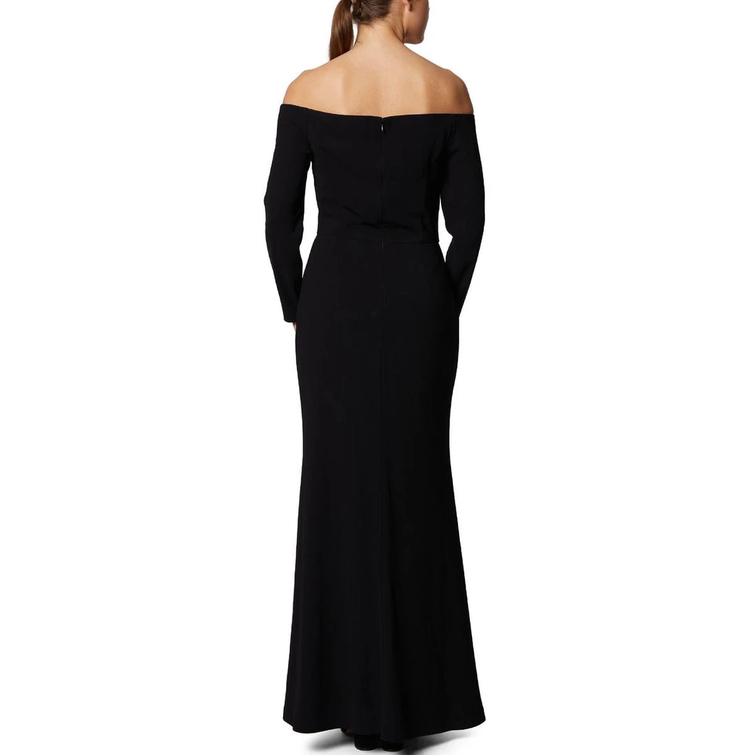 Outlet ✨ Laundry by Shelli Segal 👩 Womens Knit Long Evening 👗 Dress 🎉 4 Outlet ✨ Laundry by Shelli Segal 👩 Womens Knit Long Evening 👗 Dress 🎉 - Image 2