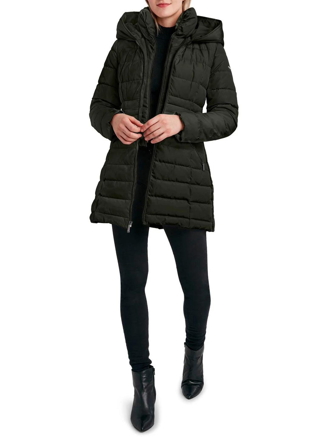 Best Sale 🎁 Laundry by Shelli Segal 👩 Womens Quilted Hooded Puffer 🧥 Coat ✨ 8 Best Sale 🎁 Laundry by Shelli Segal 👩 Womens Quilted Hooded Puffer 🧥 Coat ✨ - Image 6