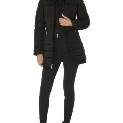 Best Sale 🎁 Laundry by Shelli Segal 👩 Womens Quilted Hooded Puffer 🧥 Coat ✨