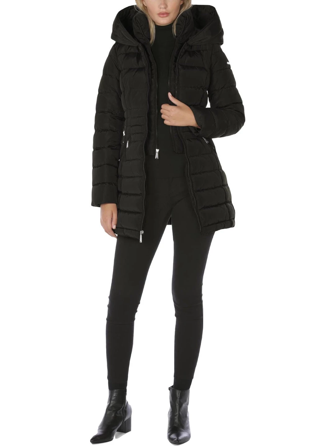Best Sale 🎁 Laundry by Shelli Segal 👩 Womens Quilted Hooded Puffer 🧥 Coat ✨ 3 Best Sale 🎁 Laundry by Shelli Segal 👩 Womens Quilted Hooded Puffer 🧥 Coat ✨