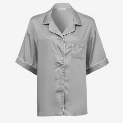 Wholesale 😉 Ettitude 👩 women Limited Edition Sateen+ Short Sleeve PJ 👚 Shirt 🔥