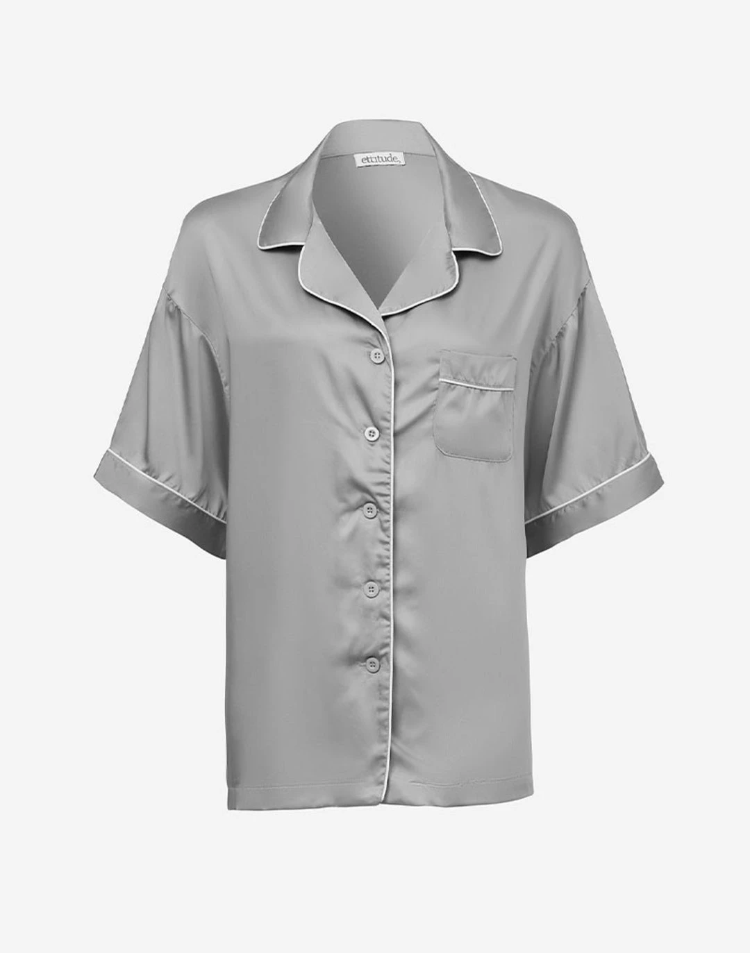 Wholesale 😉 Ettitude 👩 women Limited Edition Sateen+ Short Sleeve PJ 👚 Shirt 🔥 3 Wholesale 😉 Ettitude 👩 women Limited Edition Sateen+ Short Sleeve PJ 👚 Shirt 🔥