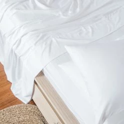Discount ๐ Ettitude Twill Flat Sheet โ๏ธ