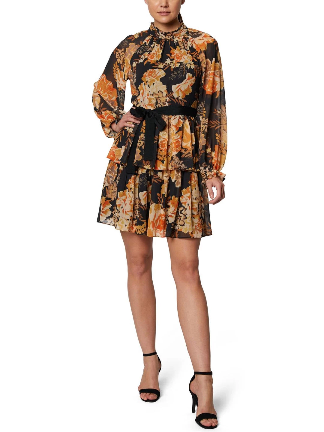 Best Pirce ❤️ Laundry by Shelli Segal 👩 Womens Tiered Knee Midi 👗 Dress 😍 3 Best Pirce ❤️ Laundry by Shelli Segal 👩 Womens Tiered Knee Midi 👗 Dress 😍