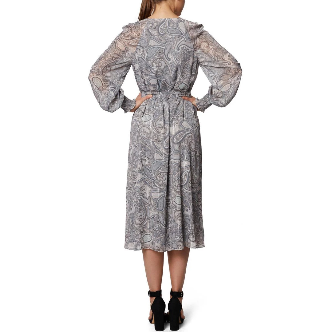 New 🎁 Laundry by Shelli Segal 👩 Womens Paisley Calf Midi 👗 Dress 👍 4 New 🎁 Laundry by Shelli Segal 👩 Womens Paisley Calf Midi 👗 Dress 👍 - Image 2