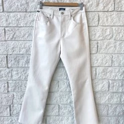 Wholesale 🔔 Citizens Of Humanity 👩 women Isola Cropped Boot In Recycled Leather Pants in Frosting 💯