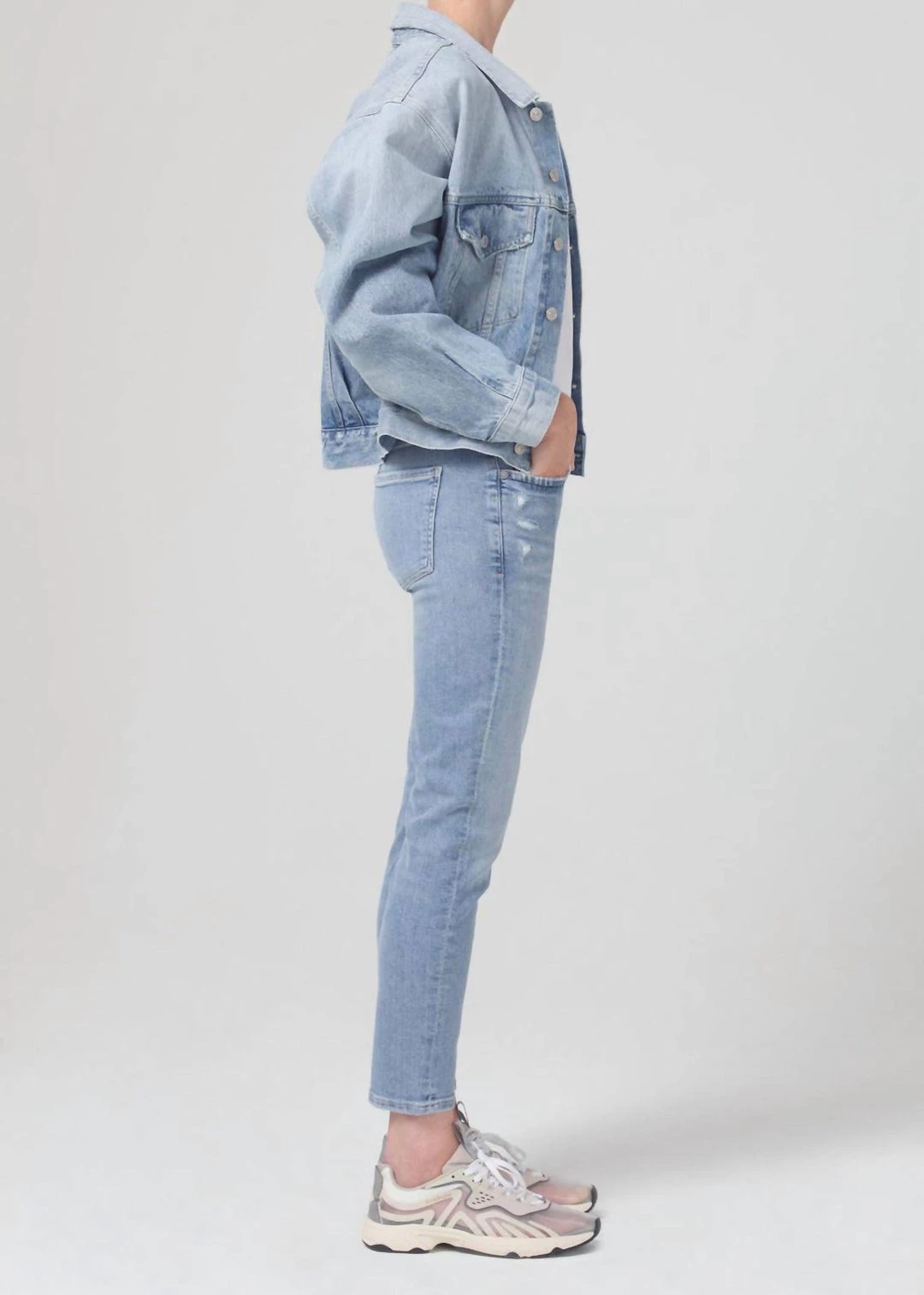 New ๐ Citizens Of Humanity ๐ฉ women Ella Mid Rise Slim Crop Denim in Carmine ๐งจ 6 New ๐ Citizens Of Humanity ๐ฉ women Ella Mid Rise Slim Crop Denim in Carmine ๐งจ - Image 4
