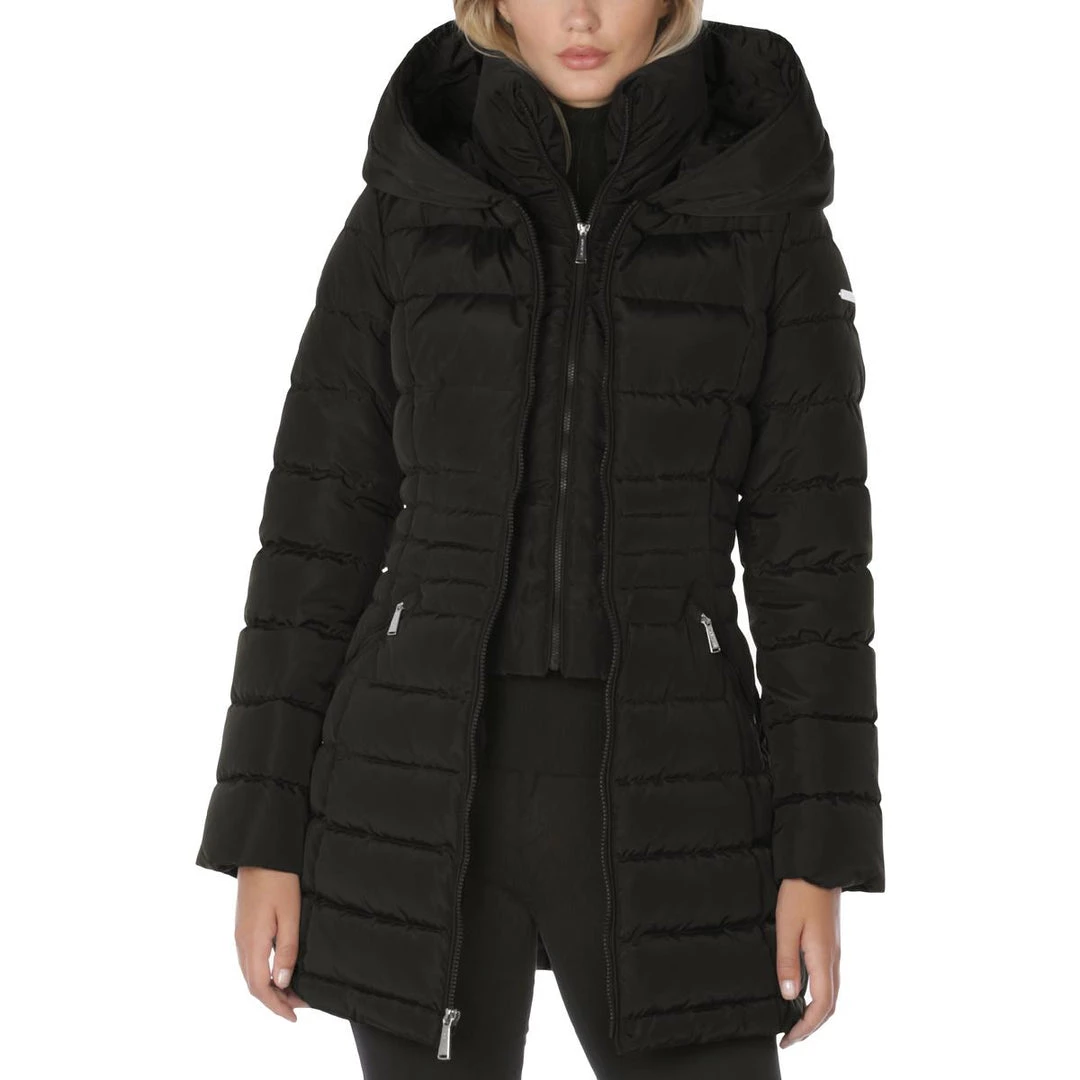 Best Sale 🎁 Laundry by Shelli Segal 👩 Womens Quilted Hooded Puffer 🧥 Coat ✨ 6 Best Sale 🎁 Laundry by Shelli Segal 👩 Womens Quilted Hooded Puffer 🧥 Coat ✨ - Image 4