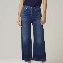 Promo 💯 Citizens Of Humanity 👩 women Sacha High Rise Wide Leg Jean in After All 🤩