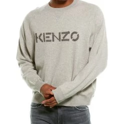 Budget 👏 men KENZO Wool-Blend Sweater 🧨