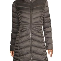 Flash Sale 🛒 Laundry by Shelli Segal 👩 Womens Faux Fur Hooded Puffer 🧥 Coat 🔔