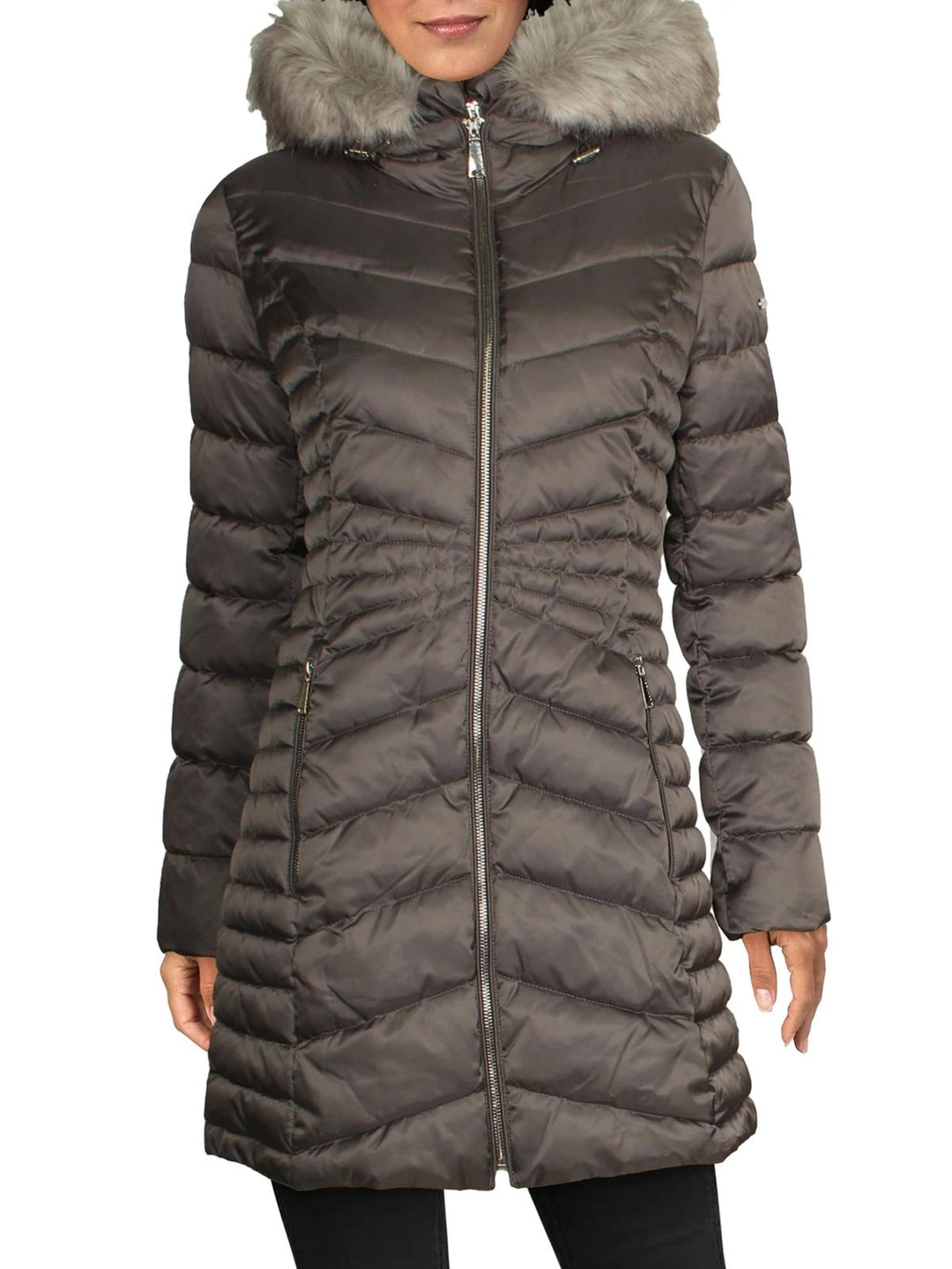 Flash Sale ๐ Laundry by Shelli Segal ๐ฉ Womens Faux Fur Hooded Puffer ๐งฅ Coat ๐ 3 Flash Sale ๐ Laundry by Shelli Segal ๐ฉ Womens Faux Fur Hooded Puffer ๐งฅ Coat ๐