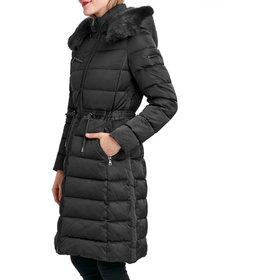 Best Pirce 🤩 Laundry by Shelli Segal 👩 Womens Satin Parka Puffer Jacket 🌟 3 Best Pirce 🤩 Laundry by Shelli Segal 👩 Womens Satin Parka Puffer Jacket 🌟 - Image 2