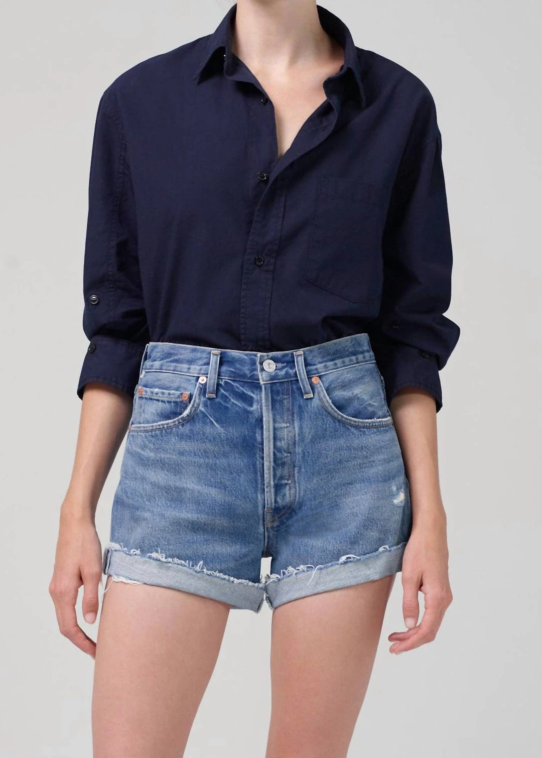 Outlet โ๏ธ Citizens Of Humanity ๐ฉ women Kayla Button Down in Navy ๐ฅ 3 Outlet โ๏ธ Citizens Of Humanity ๐ฉ women Kayla Button Down in Navy ๐ฅ