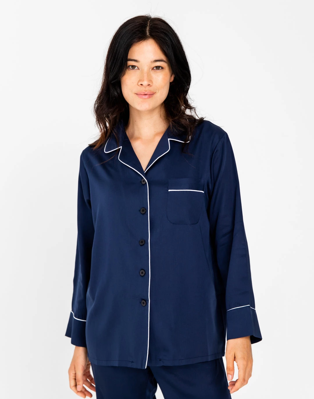 Cheap 🔥 Ettitude 👩 women Sateen Long Sleeve PJ 👚 Shirt 🌟 5 Cheap 🔥 Ettitude 👩 women Sateen Long Sleeve PJ 👚 Shirt 🌟 - Image 3