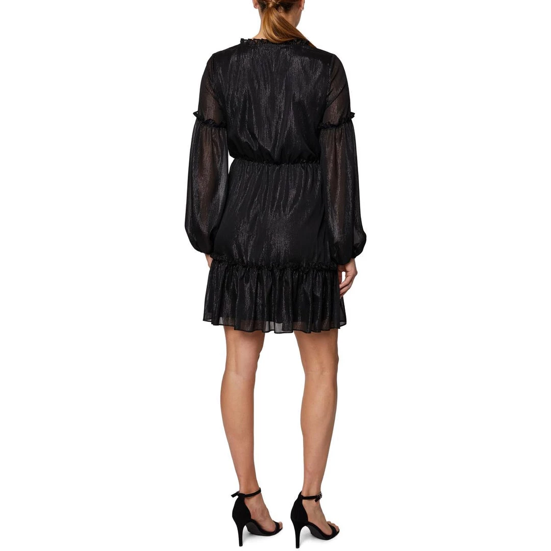 Outlet 𧨠Laundry by Shelli Segal π© Womens Metallic Mini Cocktail and Party π Dress π 4 Outlet 𧨠Laundry by Shelli Segal π© Womens Metallic Mini Cocktail and Party π Dress π - Image 2