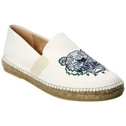 Promo 🛒 men KENZO Tiger Canvas Espadrille 😀