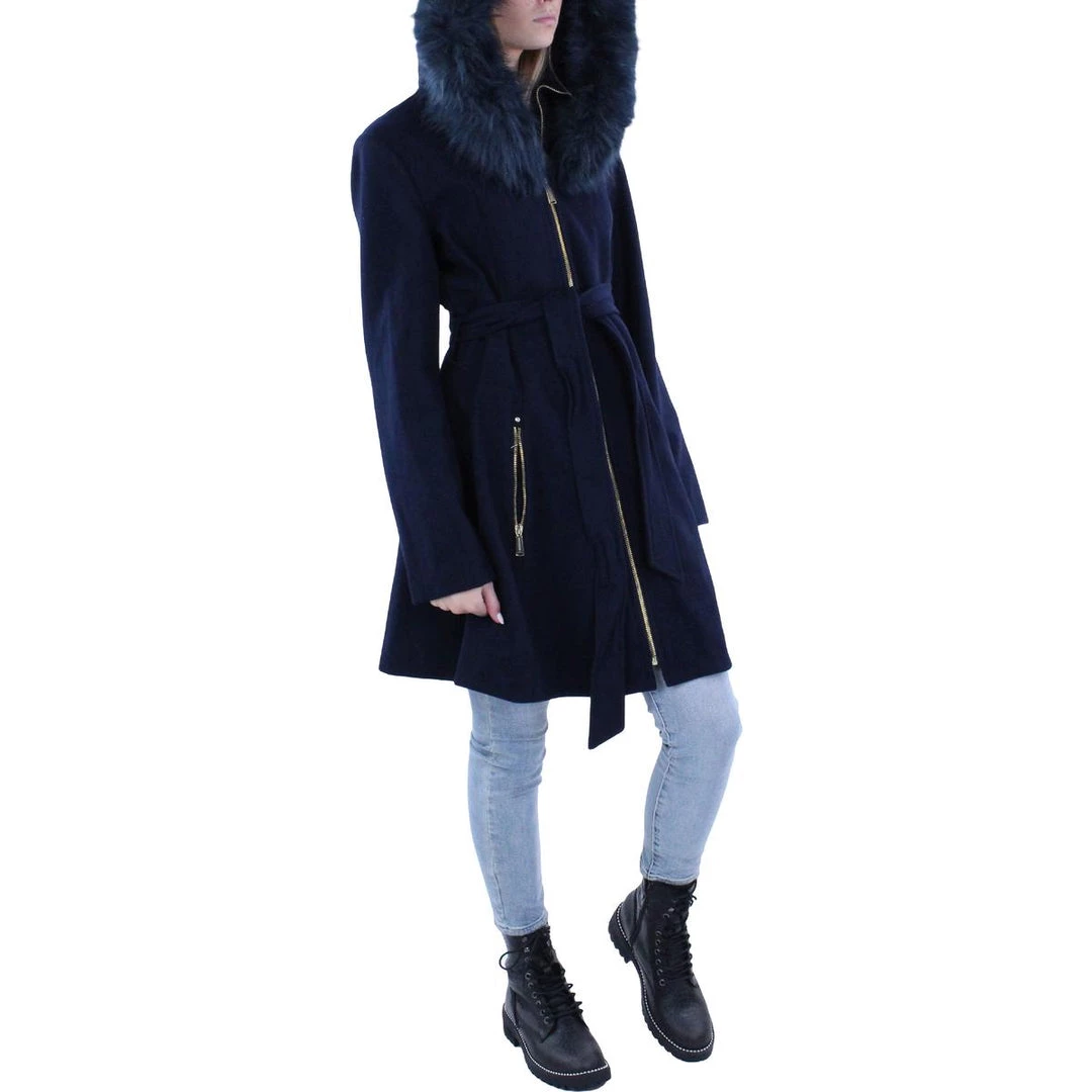 Deals 🎁 Laundry by Shelli Segal 👩 Womens Faux Fur Midi Wool 🧥 Coat 🔥 5 Deals 🎁 Laundry by Shelli Segal 👩 Womens Faux Fur Midi Wool 🧥 Coat 🔥 - Image 3