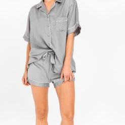 Buy ⌛ Ettitude 👩 women Sateen+ PJ Shorts 🛒