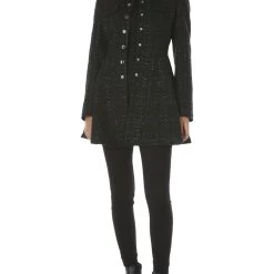 Buy 😍 Laundry by Shelli Segal 👩 Womens Midi Peplum Wool 🧥 Coat 👏