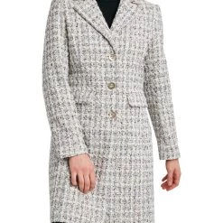 Deals ⌛ Laundry by Shelli Segal 👩 Womens Tweed Cold Weather Walker 🧥 Coat 👍