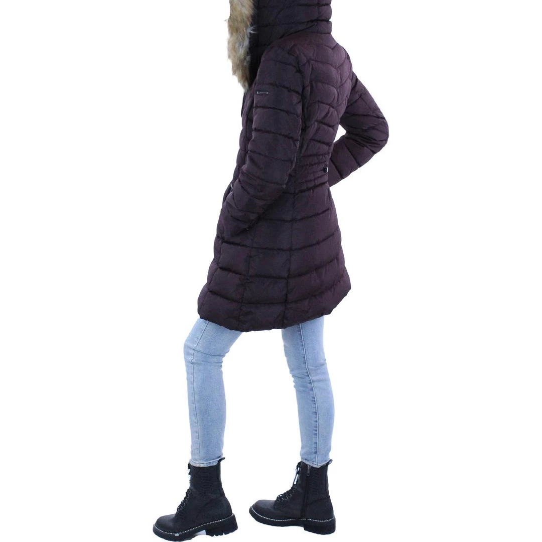 Best deal 🥰 Laundry by Shelli Segal 👩 Womens Faux Fur Winter Puffer 🧥 Coat 🥰 4 Best deal 🥰 Laundry by Shelli Segal 👩 Womens Faux Fur Winter Puffer 🧥 Coat 🥰 - Image 2