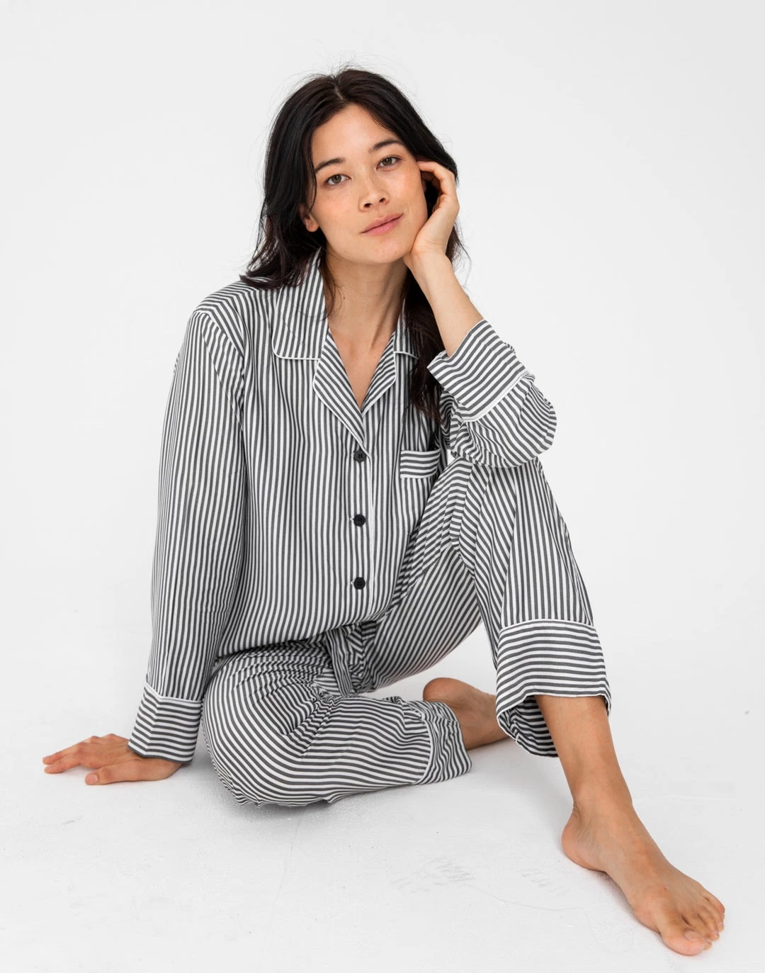 Cheap 🔥 Ettitude 👩 women Sateen Long Sleeve PJ 👚 Shirt 🌟 7 Cheap 🔥 Ettitude 👩 women Sateen Long Sleeve PJ 👚 Shirt 🌟 - Image 5