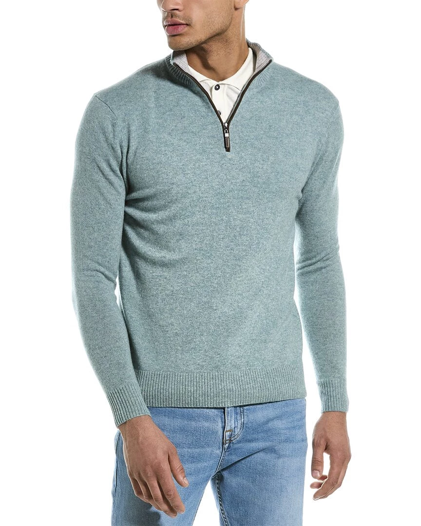 Coupon ✨ men Qi Cashmere 1/4-Zip Mock Sweater 😉 3 Coupon ✨ men Qi Cashmere 1/4-Zip Mock Sweater 😉