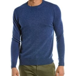 Best deal ❤️ men Qi Cashmere Crewneck Sweater 🛒