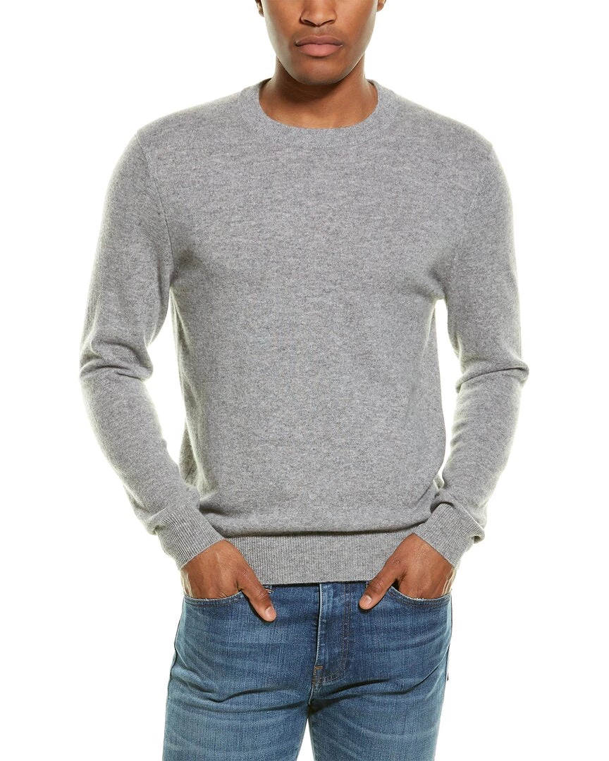 Best Pirce 🛒 men Qi Cashmere Crewneck Sweater 👏 3 Best Pirce 🛒 men Qi Cashmere Crewneck Sweater 👏