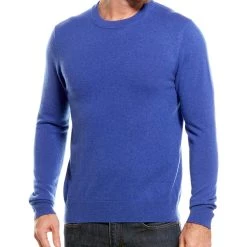 Coupon 😍 men Qi Cashmere Crewneck Sweater 🤩