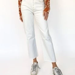 Coupon 🎉 Citizens Of Humanity 👩 women Florence Wide Straight Leg Jean in Chantilly 🌟